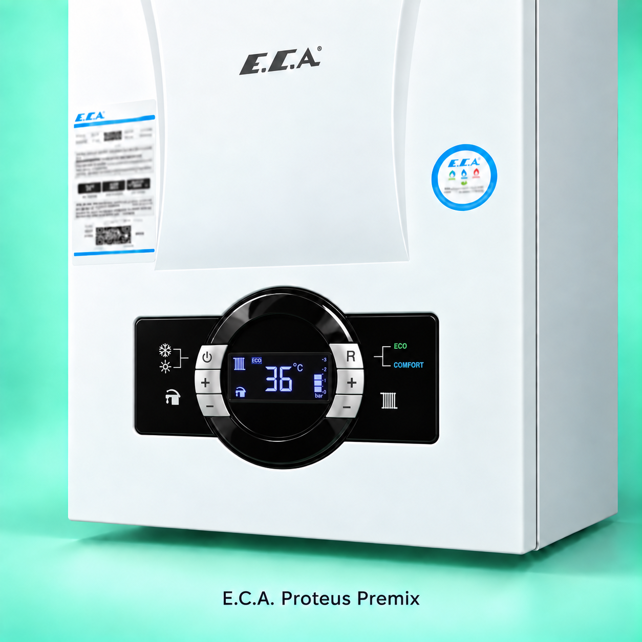 Eca Proteus Premix 28 KW 5 YIL Garantili Tam Yoğuşmalı Kombi görsel 2