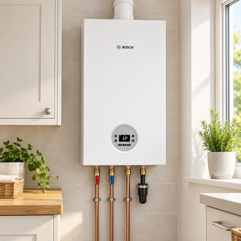 Bosch Condens 1200W 28KW 3 Yıl Garanti Tam Yoğuşmalı Kombi görsel 4