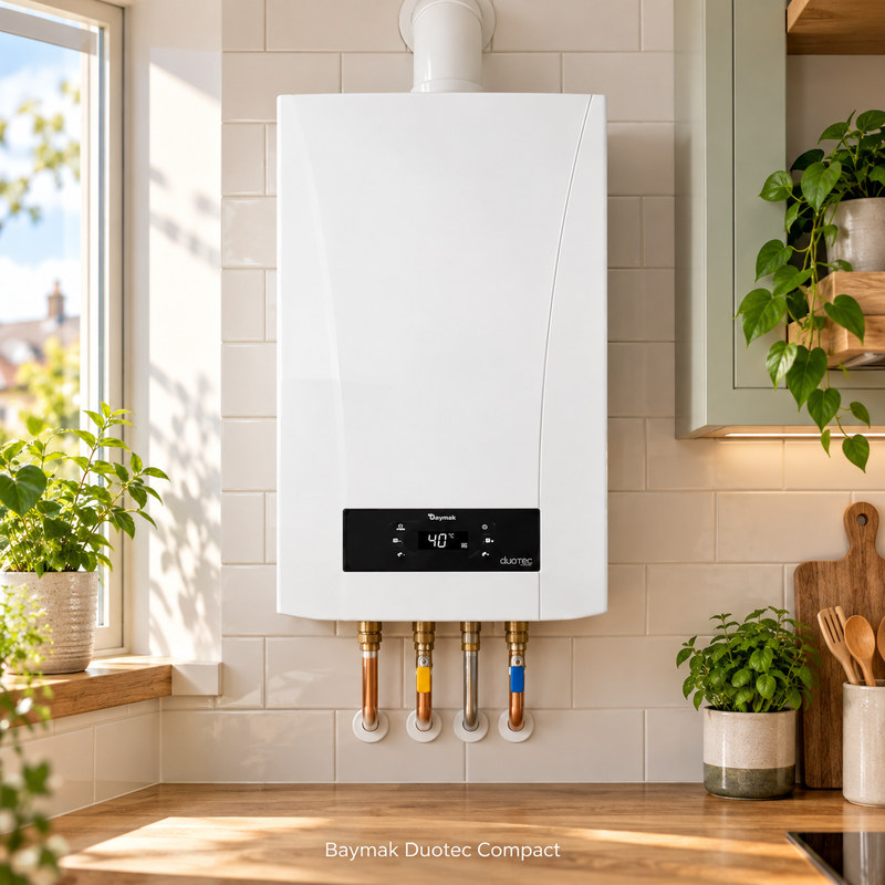 Baymak Duotec Compact 30 kW (26.000 Kcal) tam yoğuşmalı kombi görsel 3