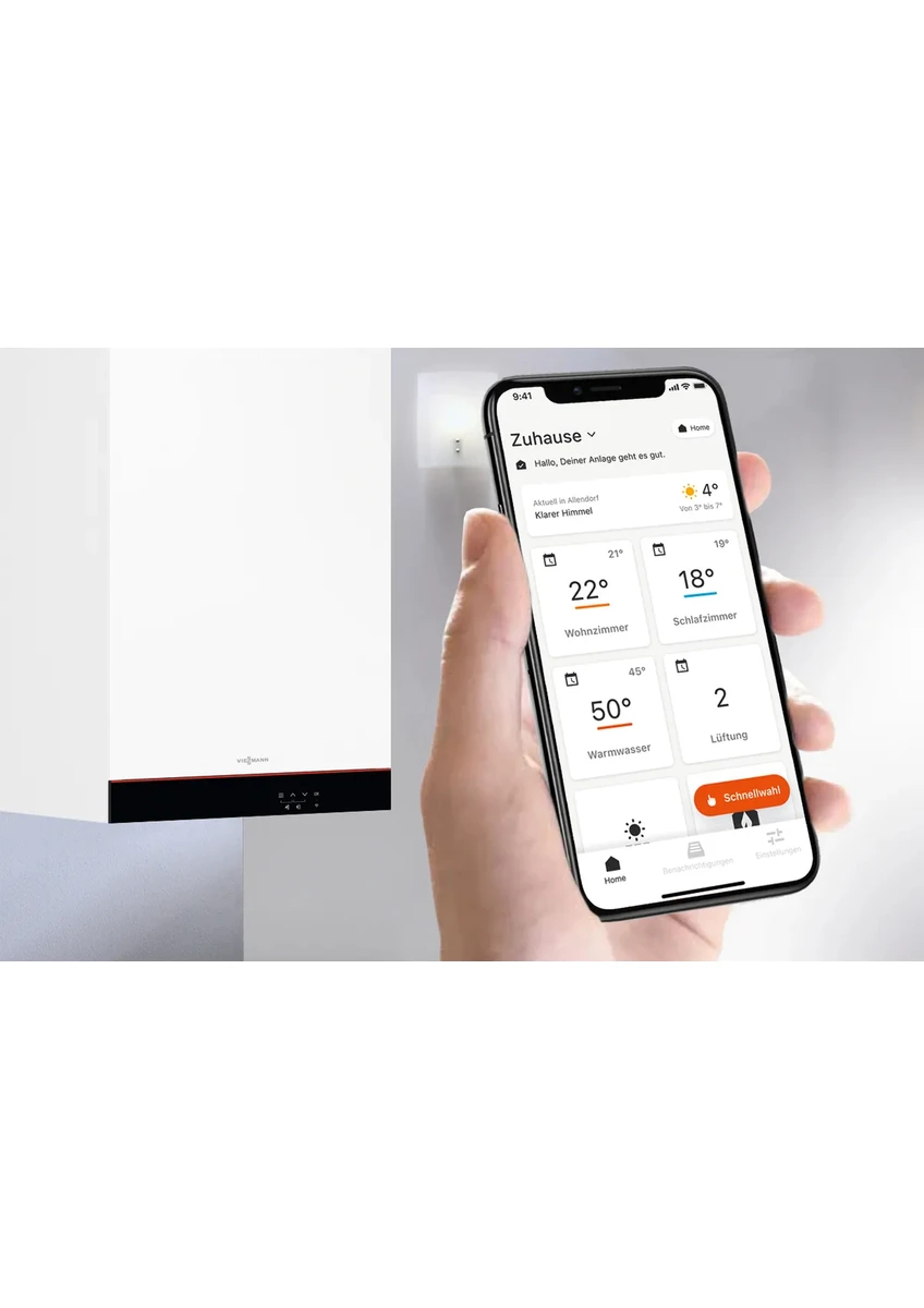 Viessmann Vitodens Connect 25KW Tam Yoğuşmalı Entegre Wifi Arayüzü görsel 2