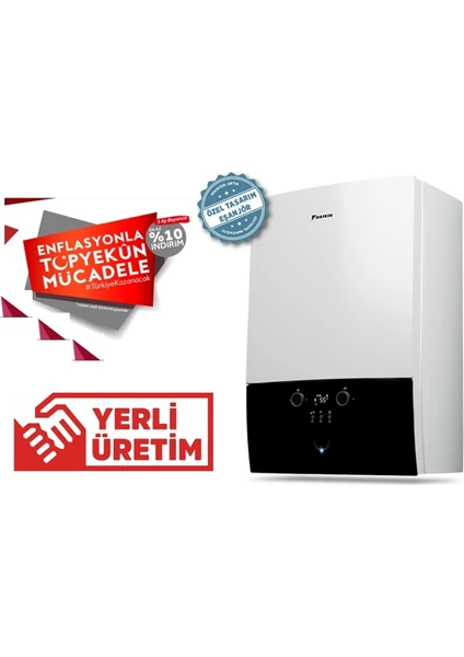 Daikin NDJ Premix 35 KW (D2CND035) 6 Yıl Garantili Tam Yoğuşmalı Kombi görsel 4