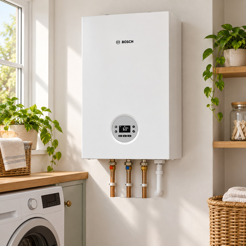 Bosch Condens 1200W 28KW 3 Yıl Garanti Tam Yoğuşmalı Kombi görsel 3